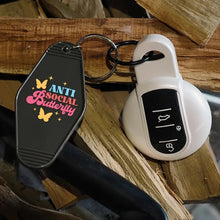 Load image into Gallery viewer, Sassy Anti-Social Sarcastic Motel Keychains – Retro Charm for Modern Adventures - Al-A12
