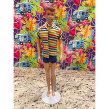 Load image into Gallery viewer, Mattel Vintage Alan Doll Stripe Shirt Blue Shorts #33
