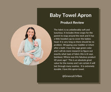 Load image into Gallery viewer, KYTE BABY Terry Apron Towel in Sage
