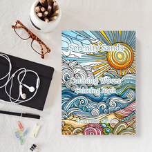 Load image into Gallery viewer, Calming Waves Coloring Book Serenity Sands
