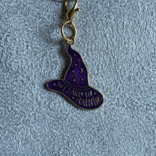 Load image into Gallery viewer, Purple wizard in training witch Mobile Y2K Phone Charm Jewelry
