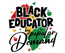 Load image into Gallery viewer, Black Educator by Popular Demand Africa Map Design Trendy Iron-on Heat Transfer
