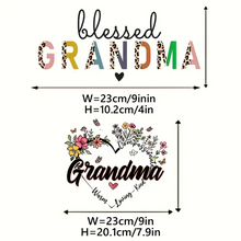 Load image into Gallery viewer, Fashion Graphic Print Blessed Grandma Design Trendy Canvas Tote Bag
