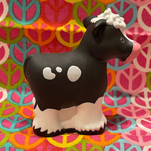 Load image into Gallery viewer, Fisher Price Little People Black White Spotted Cow Pink Nose

