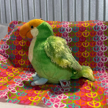 Load image into Gallery viewer, Webkinz Green and Yellow Parakeet HM354 No Code Stuffed Plush Animal Pet
