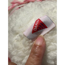 Load image into Gallery viewer, 1993 Dankin Fleece Lamb Curly Plush Stuffed Animal Pink Dress
