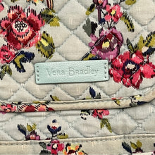 Load image into Gallery viewer, Vera Bradley Tan and Red Quilted Crossbody Bag 8" x 7"
