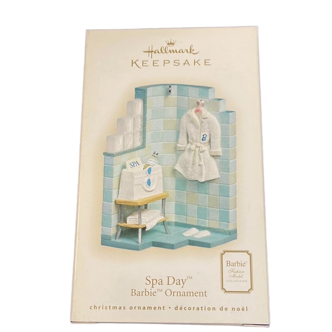 Hallmark 2007 Keepsake Spa Day Barbie Christmas Ornament