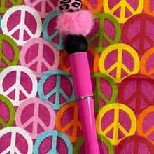 Load image into Gallery viewer, Pink pen with leopard print Custom Handmade Beaded Pen
