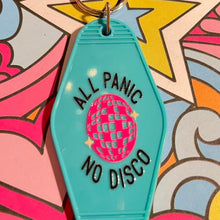Load image into Gallery viewer, All panic no disco Retro Motel Acrylic Message Keychain
