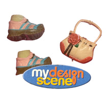 Load image into Gallery viewer, Mattel 2004 My Design Scene Boots &amp; Purse Accessory Pack H4067
