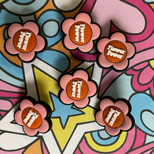 Load image into Gallery viewer, Flower Power - Retro 70s Boho Wish for Peace Groovy Hippie Shoe Charm
