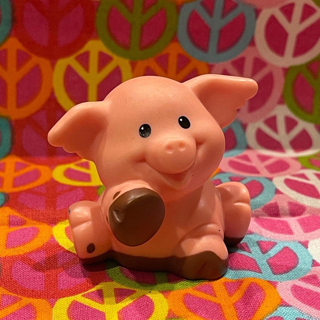 Fisher Price Little People Farm Pink Muddy Pig