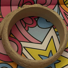 Load image into Gallery viewer, Vintage 1990 Jim Shore Santa Stained Resin Bangle Bracelet Blank JS 90 Copyright
