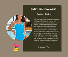 Load image into Gallery viewer, CRISONE Girls One Piece Swimsuits Size 14-16 Girl Bathing Suit Ruched Girls Bathing Suits Size 14-16 Athletic Competition Girl Swimsuit Bathing Suit for Teen Girls Light Blue
