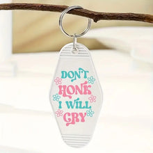 Load image into Gallery viewer, Sassy Glam Girls Sarcastic Motel Keychains – Retro Charm for Modern Adventures - Sl-S12
