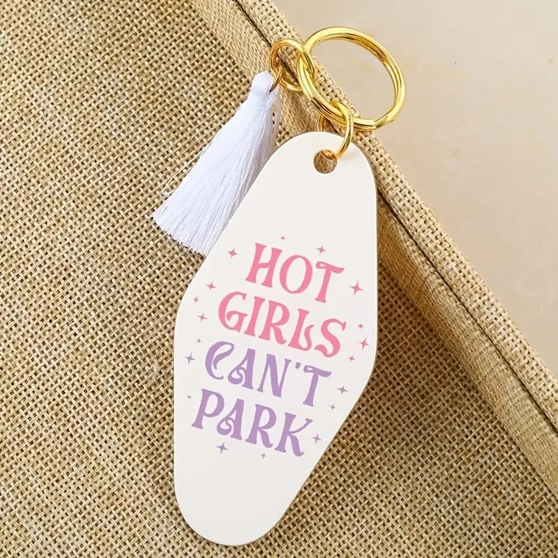 Sassy Glam Girls Sarcastic Motel Keychains – Retro Charm for Modern Adventures - Sl-S12