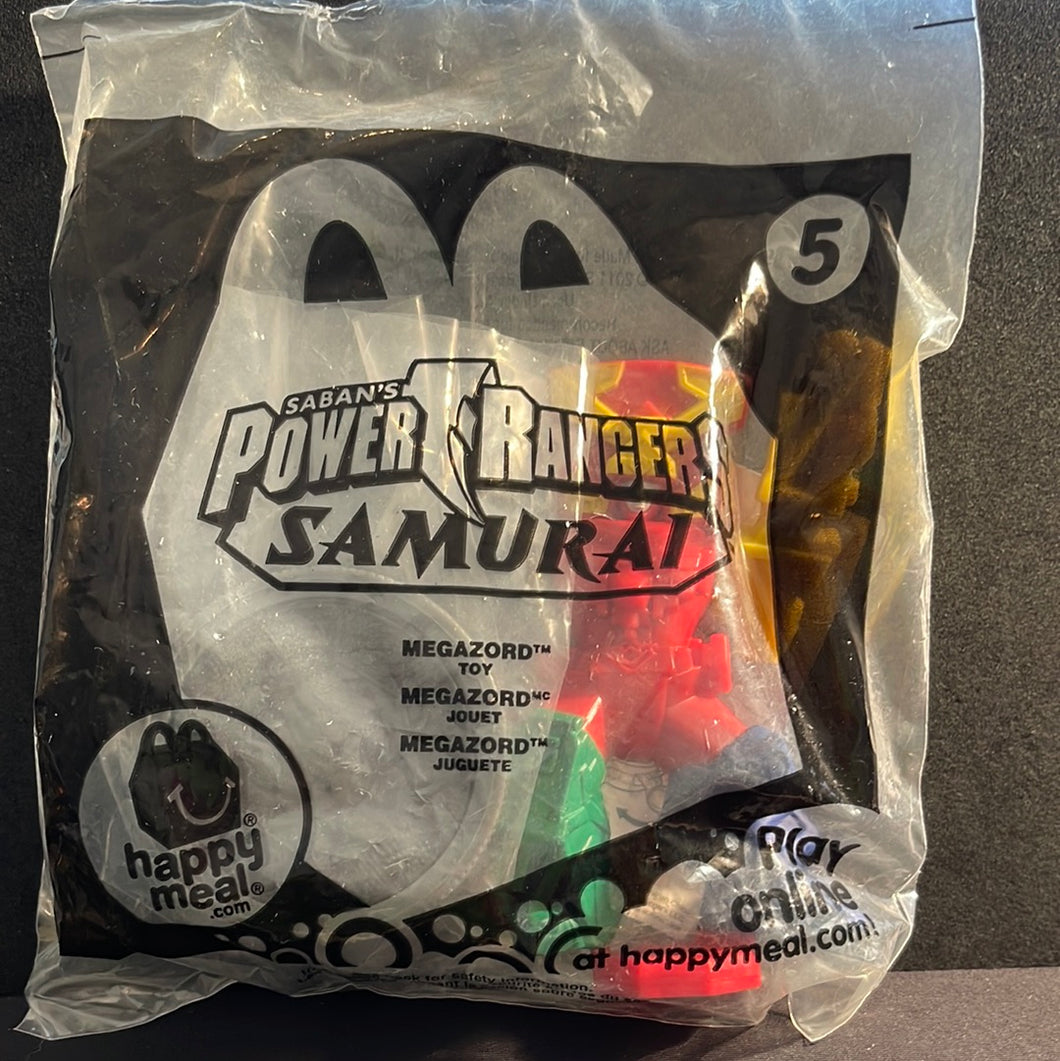 McDonald's 2011 Saban's Power Rangers Samurai Megazord Toy #5