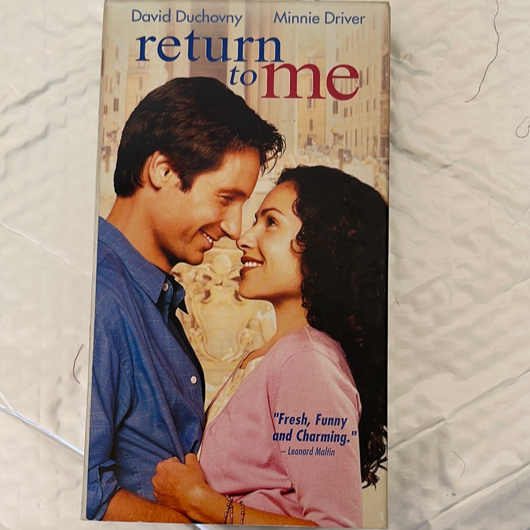 Return to Me 2001 VHS Tape (Pre-owned)