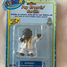 Load image into Gallery viewer, Pop Groovin&#39; Gorilla 2.0&quot; Toy Web000475 Webkinz Series 2 Figure
