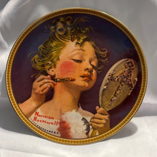 Load image into Gallery viewer, Vtg Bradford Exchange Norman Rockwell Plate Making Believe At The Mirror (Pre-owned)
