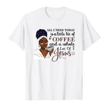 Load image into Gallery viewer, All I need Today is a Little Bit of Jesus Design Trendy Iron-on Heat Transfer
