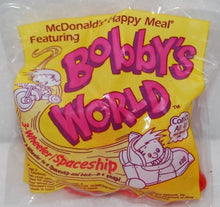 Load image into Gallery viewer, McDonald&#39;s 1993 Bobby&#39;s World 3-Wheeler Spaceship Red Toy
