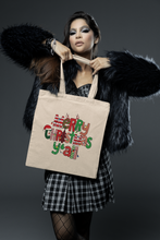Load image into Gallery viewer, Fashion Graphic Print Merry Christmas Y&#39;all Design Trendy Canvas Tote Bag
