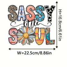 Load image into Gallery viewer, Fashion Graphic Print Sassy Little Soul Design Trendy Canvas Tote Bag
