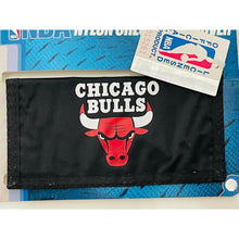 Load image into Gallery viewer, NBA Chicago Bulls 2004 Black Checkbook Cover Velcro
