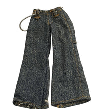 Load image into Gallery viewer, MGA Bratz Boyz Blue Jeans bell-bottom Pants Back Pocket Silver Rope (Pre-Owned)
