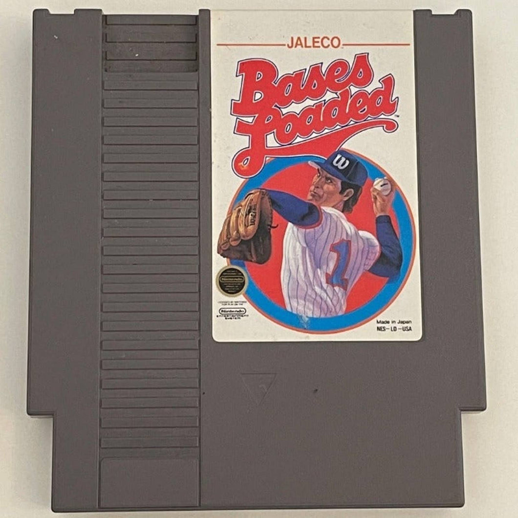 Jaleco Bases Loaded Nintendo Video Game Cartridge Made in Japan