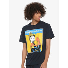 Load image into Gallery viewer, Box Lunch Captain Marvel Higher Further Faster Comic Book T-Shirt #11836175
