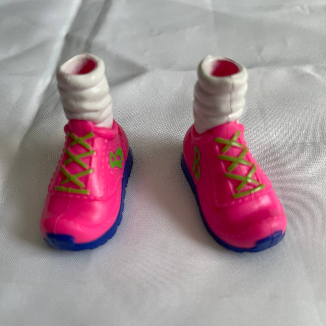 Bratz Hot Pink Sneakers with B on side (Pre-owned)