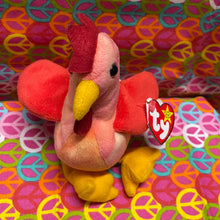 Load image into Gallery viewer, Ty Beanie Babies Bird Strut The Rooster (Retired)
