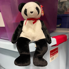 Load image into Gallery viewer, Ty Beanie Babies Fortune Panda Bear White &amp; Black (Retired)
