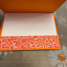 Load image into Gallery viewer, Orange &amp; Gold Unique Handmade Greeting Cards Notecards Blank inside with Envelope
