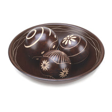 Load image into Gallery viewer, Umber Decorative Bowl And Small Balls Home Accents
