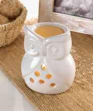 Load image into Gallery viewer, White Ceramic Owl Oil Warmer
