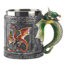 Load image into Gallery viewer, Royal Dragon Medieval Mug Polyresin &amp; Metal

