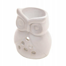Load image into Gallery viewer, White Ceramic Owl Oil Warmer
