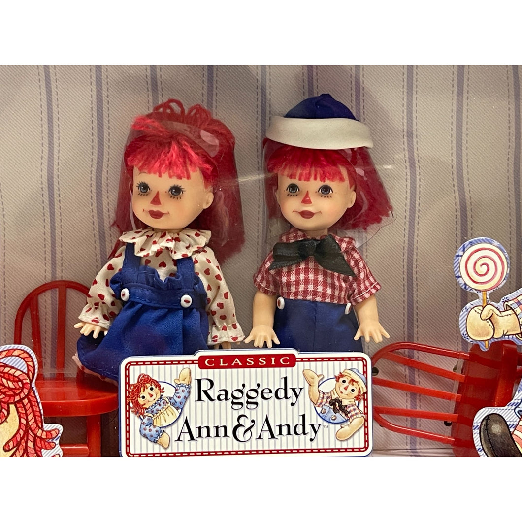Mattel 2000 Kelly & Tommy Doll as Raggedy Ann and Andy Story Book Favorites #24639