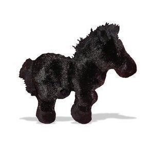 Webkinz Black Stallion Pony HM145 Plush Animal