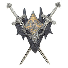 Load image into Gallery viewer, Armored Horned Dragon Wall Crest Home Decor
