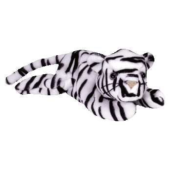 Ty Beanie Babies Blizzard the White Tiger (Retired)