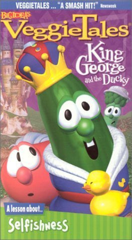 VeggieTales King George And The Ducky Selfishness VHS Movie (Pre-owned)