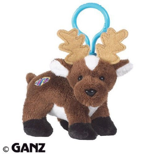 Webkinz Holiday Reindeer Kinz Klip We000239 with code