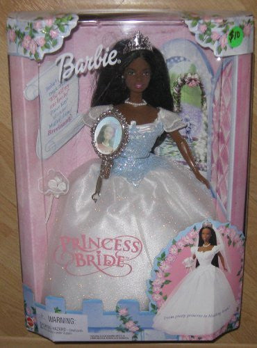 Mattel 2000 African American Princess Bride Barbie #28252