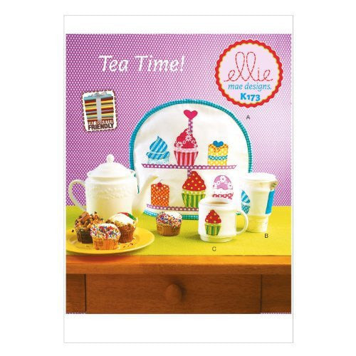 Kwik-Sew K0173 Pattern Tea, Mug and Coffee Container Cozies, One Size