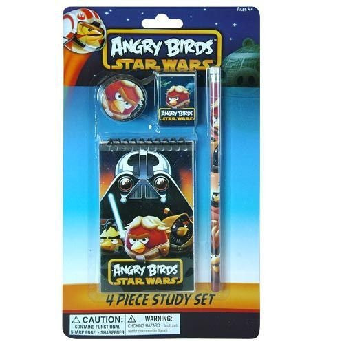 Angry Birds Star Wars 4 Piece Study Kit Back-to-School